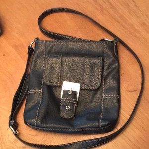 Nine West black crossbody bag adjustable strap